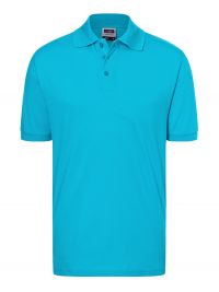 Polohemd Herren in Türkis